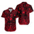 Hawaii Surfing Polynesian Matching Dress and Hawaiian Shirt Matching Couples Outfit Unique Style Red LT8 No Dress Red - Polynesian Pride