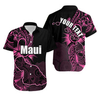 (Custom Personalised) Hawaiian Islands Hawaiian Shirt Maui LT6 Unisex Pink - Polynesian Pride