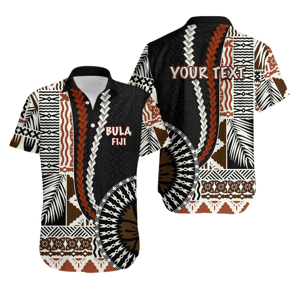 (Custom Personalised) Bula Fiji Hawaiian Shirt Masi Tapa Patterns Style LT6 Art - Polynesian Pride