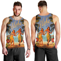 Hawaiian Aloha Hula Girl Hibiscus Polynesian Tank Top - AH - Polynesian Pride
