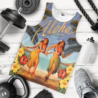 Hawaiian Aloha Hula Girl Hibiscus Polynesian Tank Top - AH - Polynesian Pride