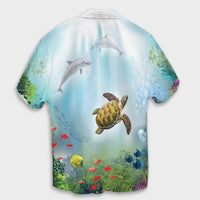 Hawaiian Animal In The Ocean Polynesian Hawaiian Shirt - AH - Polynesian Pride