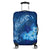 Hawaiian Dolphin Hibiscus Tropic Blue Polynesian Luggage Covers - AH Black - Polynesian Pride