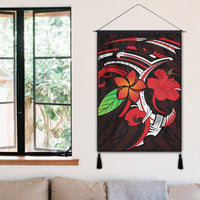 Hawaiian Hibiscus And Plumeria Flower Polynesian Hanging Poster - AH - Polynesian Pride