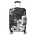 Hawaiian Hibiscus Black And White Polynesian Luggage Covers - AH Black - Polynesian Pride