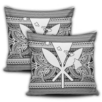 Hawaiian Kanaka Polynesian Tribal Pillow Covers Reggae Color White AH - Polynesian Pride