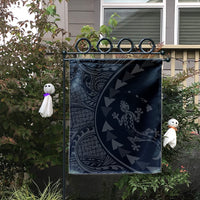 Hawaiian Map Gecko Tattoo Kakau Polynesian Flag Gray AH - Polynesian Pride