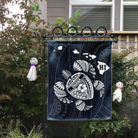 Hawaiian Map Turtle Ohana Hibicus Polynesian Flag - White - AH - Polynesian Pride