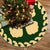 Hawaiian Quilt Pattern Pearl Tree Skirt - Green Beige - AH 85x85 cm Green Tree Skirt - Polynesian Pride