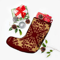 Hawaiian Quilt Vintage Christmas Stocking - AH - Polynesian Pride