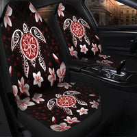 Hawaiian Reddie Turtle Plumeria Car Seat Covers AH - Polynesian Pride