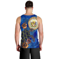 Hawaiian Seal Of Hawaii Hibiscus Ocean Turtle Polynesian Tank Top - AH - Polynesian Pride