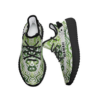 Hawaiian Sneakers YZ Exotic Tropical Flowers In Pastel Colors - Polynesian Pride