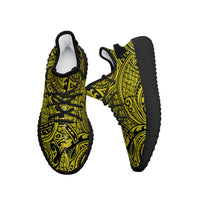 Hawaiian Sneakers YZ Polynesian Maori Lauhala Yellow AH - Polynesian Pride