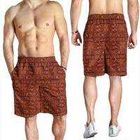 Hawaiian Traditional Aboriginal Pattern Polynesian Men's Shorts - AH - Polynesian Pride