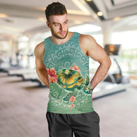 Hawaiian Turtle And Hibiscus Polynesian Tank Top - AH - Polynesian Pride