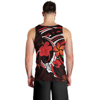Hawaiian Turtle Hibiscus And Plumeria Flower Polynesian Tank Top - AH - Polynesian Pride