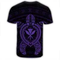 Hawaiian Turtle Kanaka Polynesian T Shirt Purple AH - Polynesian Pride
