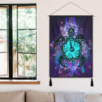 Hawaiian Turtle Mystery Polynesian Hanging Poster - AH - Polynesian Pride