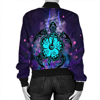Hawaiian Turtle Mystery Polynesian Bomber Jacket - AH - Polynesian Pride