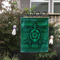 Hawaiian Turtle Polynesian Tribal Flag Green AH - Polynesian Pride