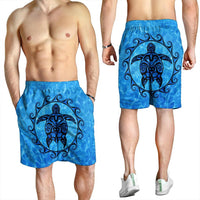 Hawaiian Turtle Polynesia Under The Sea Men's Shorts - AH - Polynesian Pride