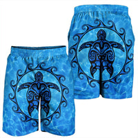 Hawaiian Turtle Polynesia Under The Sea Men's Shorts - AH - Polynesian Pride