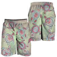 Hawaiian Turtle Polynesian Men's Shorts - AH - Polynesian Pride