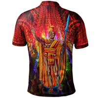 Hawaii Polo Shirt Hawaii King Polynesian Patterns - Polynesian Pride