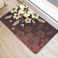 Hibiscus Golden Royal Door Mat AH - Polynesian Pride