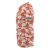 Hawaii Hibiscus Flower Pattern T Shirt - Polynesian Pride