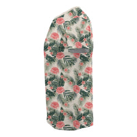 Hawaii Hibiscus Plumeria Tropical Red T Shirt - Polynesian Pride