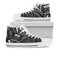 Samoa High Top Shoes - Cross Style Kid's High Top Shoe - White Sole - Polynesian Pride