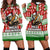 Hawaiian Santa Claus Warrior Hoodie Dress Christmas LT6 - Polynesian Pride