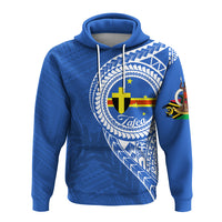 Custom Vanuatu Tafea Province Hoodie Tafea Emblem LT7 Unisex Blue - Polynesian Pride