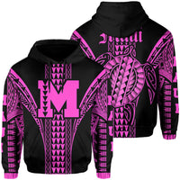 Maui Island Polynesian Hoodie Comely Style Unisex Pink - Polynesian Pride