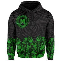 Molokai Map Hibiscus Polynesian Hoodie Lithe Style - Polynesian Pride