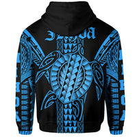 Nihoa Island Polynesian Hoodie Zip Comely Style - Polynesian Pride