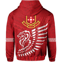 Custom Lion Kolisi Tonga Hoodie Polynesian - Polynesian Pride