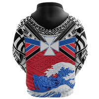 Custom Wallis and Futuna Rugby Hoodie Spirit - Polynesian Pride