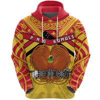 Papua New Guinea Rugby Hoodie PNG The Kumuls Unisex Yellow - Polynesian Pride