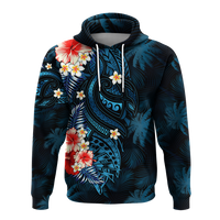 Pitcairn Islands Coconut Tree Turtle Polynesia Hoodie LT2 - Polynesian Pride