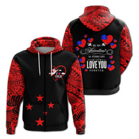 Samoa Valentine Day Couple Hoodie LT2 - Polynesian Pride