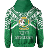 Happy Anniversary Liahona Zip Hoodie Tonga High School - Polynesian Pride