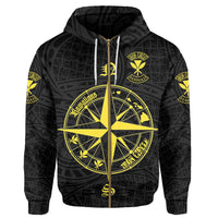 Kanaka Polynesian Iron Circle Hoodie Zip LEMC AH - Polynesian Pride