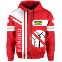Kahuku Polynesian No More Turbines Hoodie (Zip) - Polynesian Pride