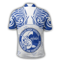 Hawaii Polo Shirt Kanaka Kailua High School Polo Shirt Demodern Style - Polynesian Pride