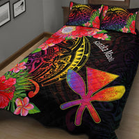 Hawaii Kanaka Maoli Quilt Bed Set - Tropical Hippie Style - Polynesian Pride