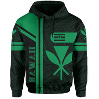 Kanaka Polynesian Hoodie Green Morale Style - Polynesian Pride