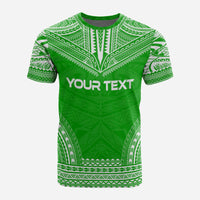 Hawaii Custom T Shirt Kanaka Maoli Polynesian Chief Tattoo Green Version - Polynesian Pride